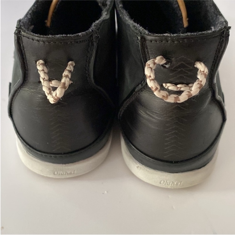 OluKai Men’s Shoes Hawaiiloa Manu Ihu Chukka Boots Black size 12 - Picture 8 of 13